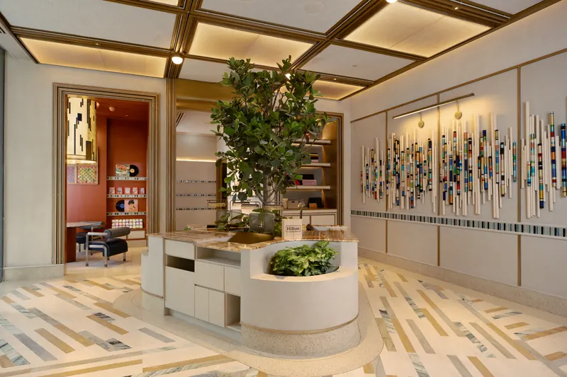 曼谷素坤逸 Canopy by Hilton大堂（Hilton 官方新聞稿圖片）