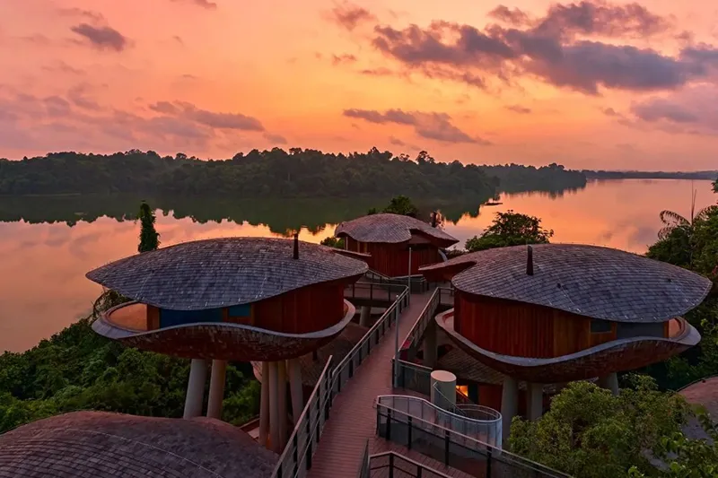 新加坡萬態雨林度假村（悅榕莊）度假村景觀（Mandai 官網圖片）