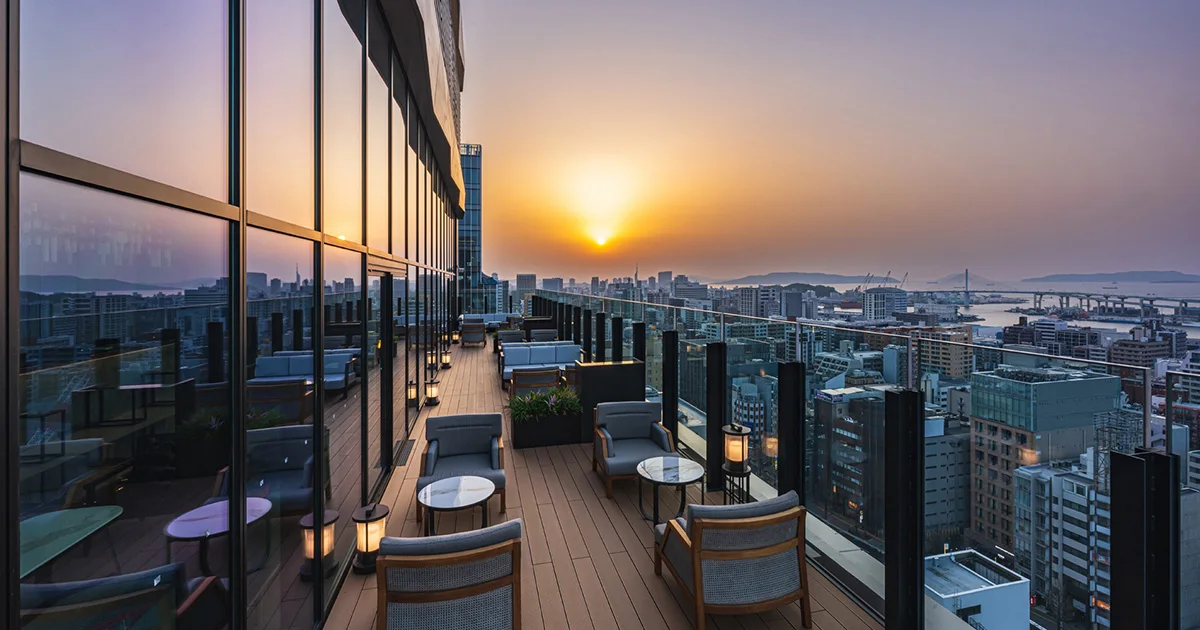 福岡 THE GATE HOTEL by HULIC：酒店官網天台露台圖片