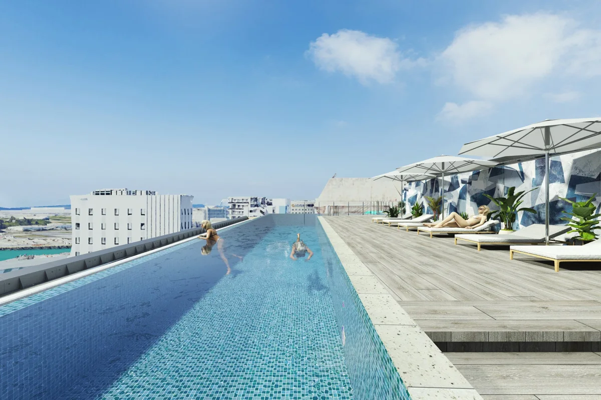 沖繩 THE NEST 那霸：Nest Hotel Japan開業新聞稿泳池圖片
